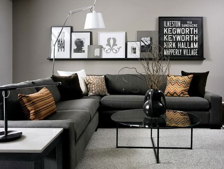 Elevate Your Space: Inspiring Living Room Ideas for Styling Black Couche